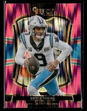 2025 Panini Select #145 Bryce Young Pink Prizm Shock
