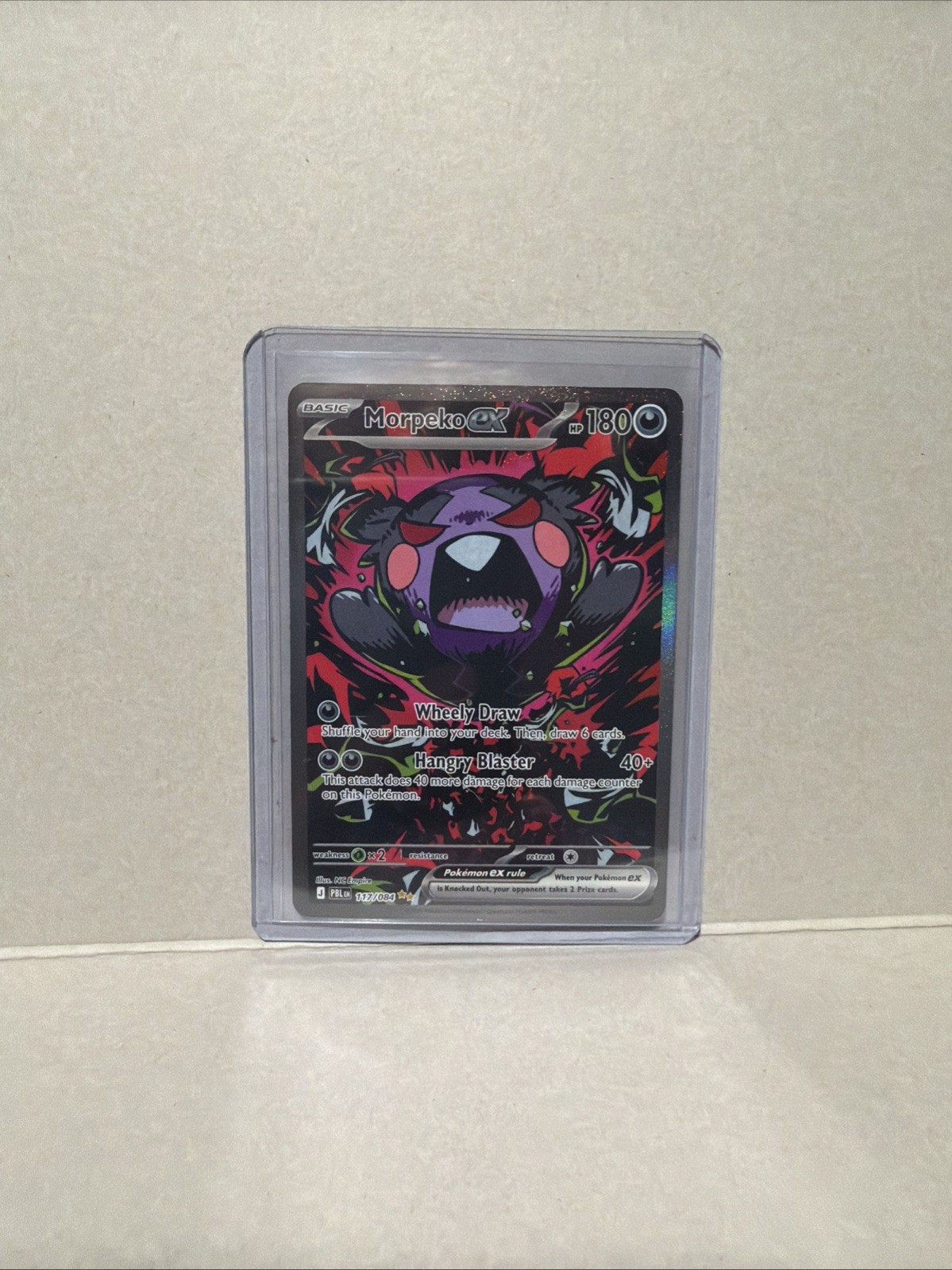 Pokemon Morpeko ex 117/084 SIR Pitch Black Special llustration Rare NM