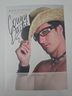 CONNY DACHS AUTOGRAMM SIGNIERT AUTOGRAPH SIGNED Autogrammkarte Erotik MODEL