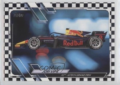 2021 Topps Formula 1 F2 Cars Checkered Flag Juri Vips Jüri Vips #127 n0c