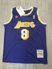 NEW! KOBE BRYANT LA LAKERS MITCHELL & NESS Hardwood Classics 1998 AS jersey L LG