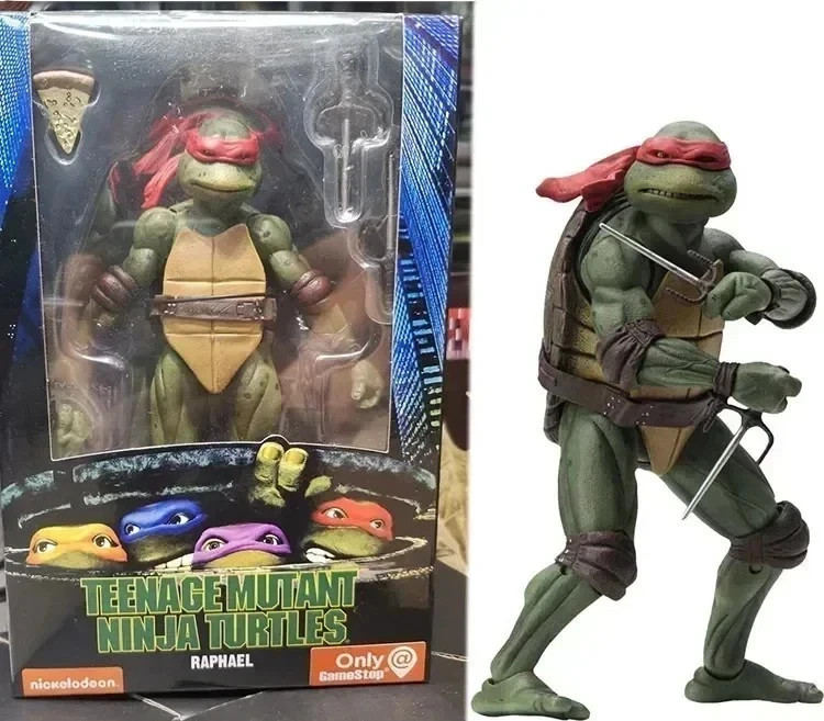 NECA Ninja Turtles 1990 Movie TMNT Teenage Toys Mutant 7" Action Figure - BNIB