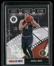 2019-20 Hoops Winter #28 Nikola Jokic Lights Camera Action
