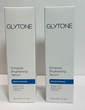 GLYTONE ENHANCE BRIGHTENING SERUM 1 oz Brand New in Box - 2 PACK