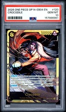 2026 ONE PIECE OP14-EB04-THE AZURE SEA'S SEVEN 120 CROCODILE PSA 10