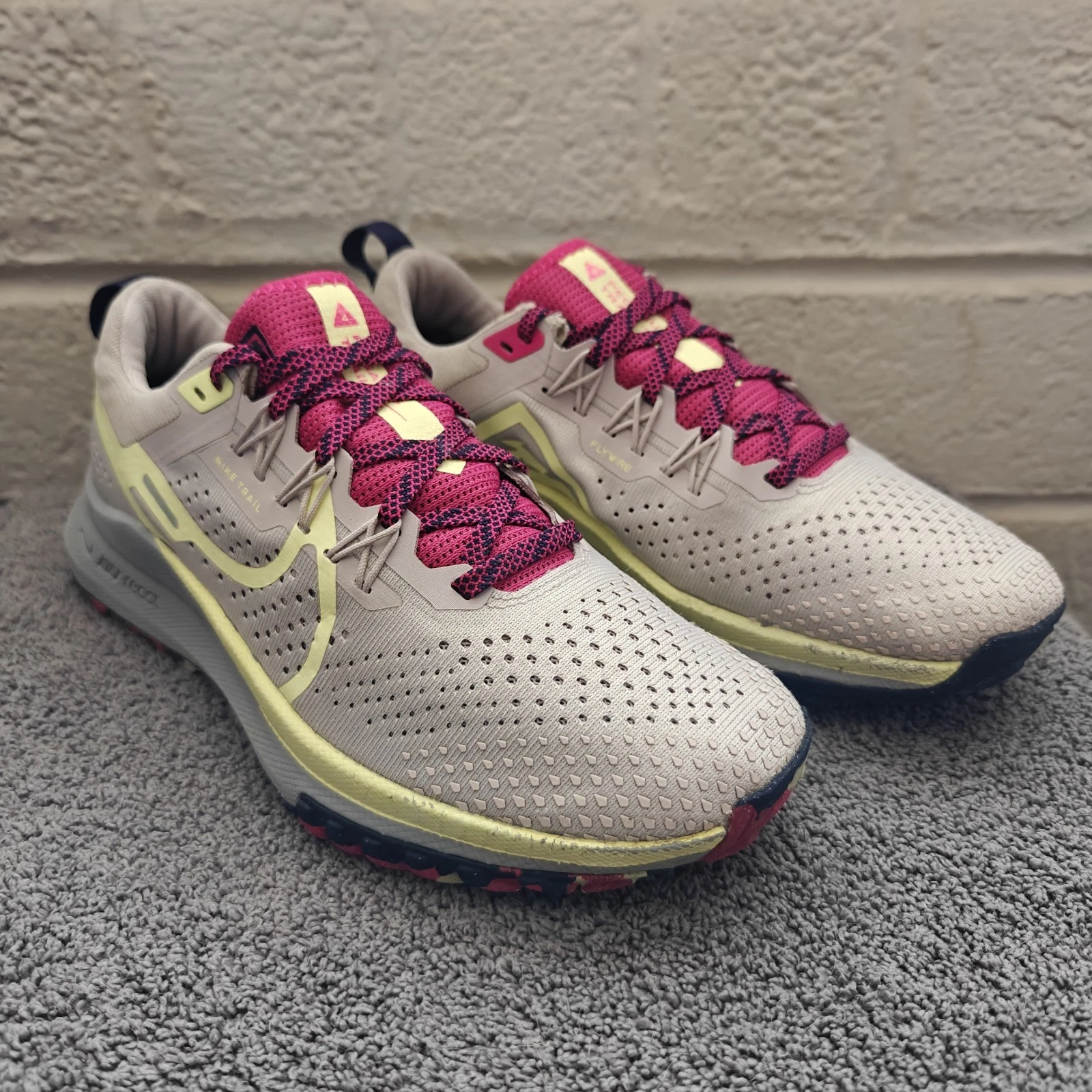 Nike Pegasus Trail 4 Hiking Trail Running Sneakers DJ6159-002 Womens Size 8