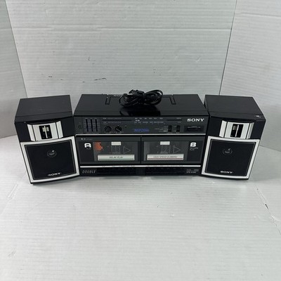 Vintage SONY Detachable Speaker Radio/tape Player CFS-W360 Tested READ