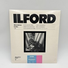 ILFORD Photo Paper Black White Multigrade RC Cooltone Glossy 8x10 25 Sheets NOS