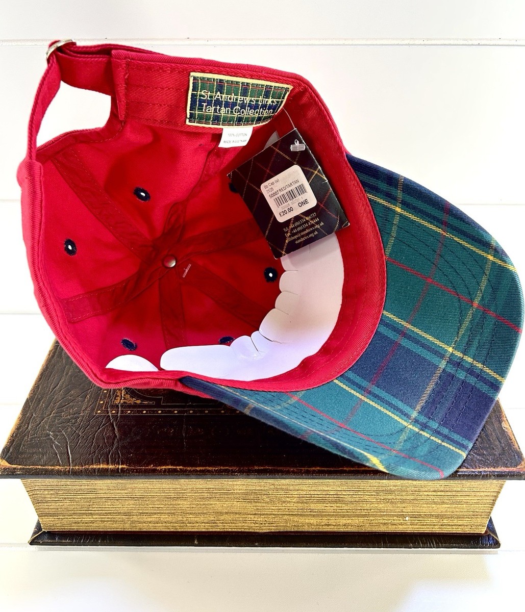 The Old Course St Andrews Links Golf Cap Scottish Tartan  display picture 3