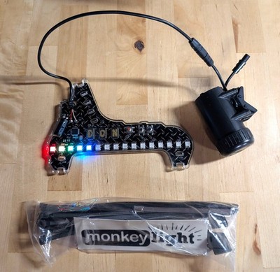 MonkeyLectric M232 32 LED Bicycle Bike Wheel Light with Battery & Mounting Kit