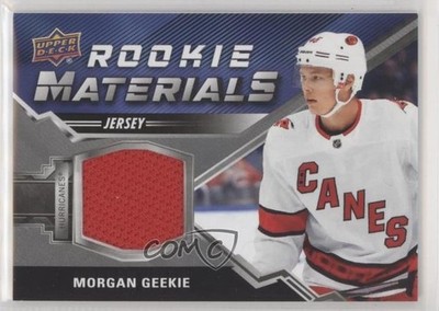 2020-21 Upper Deck Rookie Materials Morgan Geekie #RM-MG RC 8tn