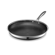 HexClad Hybrid Nonstick 12-Inch Frying Pan, S...
