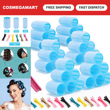 49PCS Self Grip Hair Rollers Set - Heatless Volumizer for Fine Hair  Bangs, Sal
