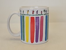 Vintage Rainbow Mug Golf Kathryn Asahino Sign...