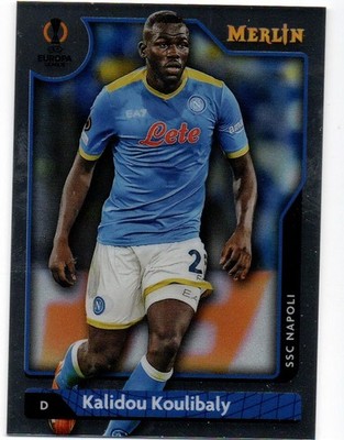 2021-22 Merlin Chrome UEFA Champions League #73 Kalidou Koulibaly Napoli