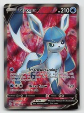 Glaceon V (Full Art) Holo Ultra Rare SWSH07: Evolving Skies 174/203 NM on eBay