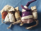 VINTAGE WEST GERMANY FUR TOY MICE NURSES DANIEL BOONE AND WITCH — photo 3