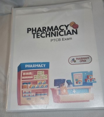 Pharmacy Technician PTCB Exam Study Guide With Flaahcards