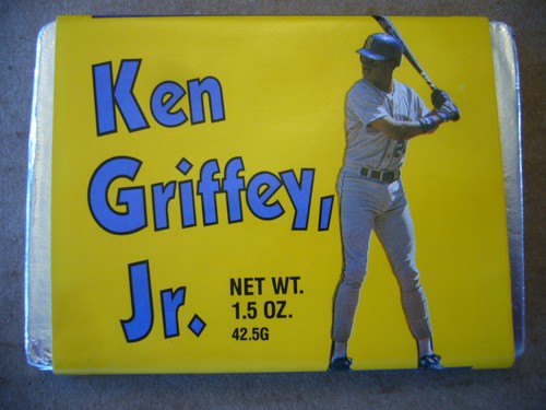 KEN GRIFFEY JR. 1989 Pacific UNOPENED Milk Chocolate YELLOW WRAPPER ...