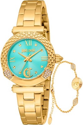 Just Cavalli Watch - JC1L332M0065 for Female Turquoise in Stainless Steel