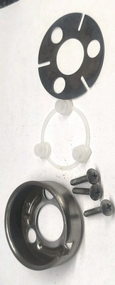 #ad 73 81 CAMARO Z28 Round Horn Cap Bushing Insulator Mount Cup Plate w 3 Screws #5 $24.95