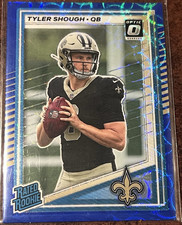 Tyler Shough Saints 2 Card Lot Donruss Optic Rated Rookie & Contours RC NFL