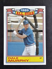 1986 Topps Glossy All-Stars #18 Dale Murphy