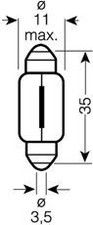 3x ✅Fits OSRAM 6418ULT TUBE BULB C5W 12V/5W 11X35MM SV8.5-8 10PCS UL ⭐UK Seller⭐