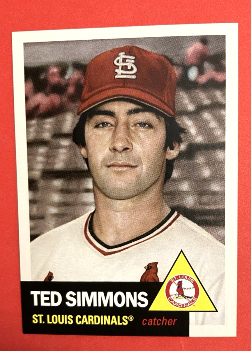 2024 TOPPS  LIVING SET  # 773   TED SIMMONS  St. Louis Cardinals  1,471  PR  HOF