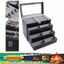 24-Slots Multiple Glasses Organizer Eyeglass Sunglass Storage Box Display Holder