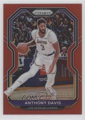 2020-21 Panini Prizm Red Prizm 197/299 Anthony Davis #109 pe8