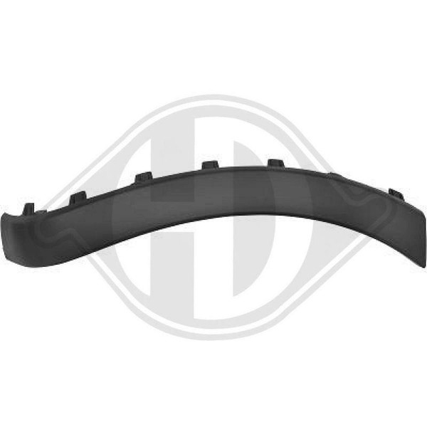 Zier /Schutzleiste StoßFäNger Diederichs 2205466 FüR Vw Hinten Rechts-image
