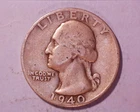 1940-S  Washington Quarter BU  COND. **124-6B
