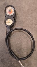 Scuba Pro 2 gauge console Pressure and Depth Gauge