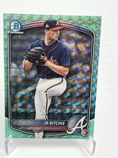2025 Bowman Draft - JR Ritchie - #BDC-199 Aqua Geometric Refractor /125 - Braves