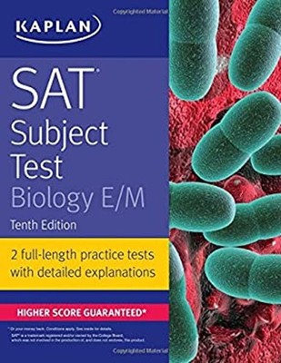 SAT Subject Test Biology E/M Paperback Kaplan Test Prep