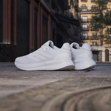 Adidas Runfalcon 5 Triple White IH7757 Men's Shoes NEW