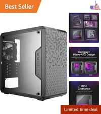 Compact MasterBox Q300L Mini-Tower Case with Exceptional Airflow Dust Filters