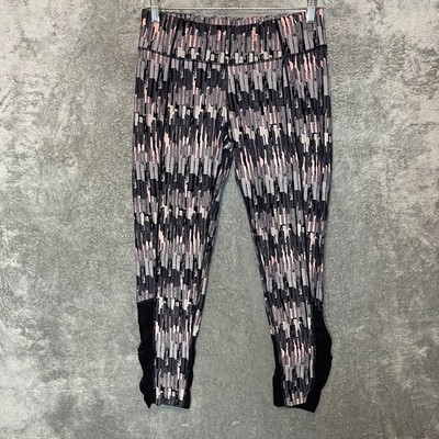 Calvin Klein Women Geometric Performance Quick Dry Active Compression Legging XL