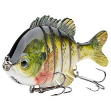 SwimPanfish Multi-Jointed Bluegill Swimbait – Topwater Bass Lure,3.5" (4 Colors)