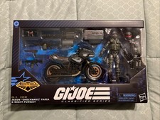 IN HAND GI JOE CLASSIFIED 6   127 JASON  SHOCKWAVE  FARIA & NIGHT PURSUIT CYCLE