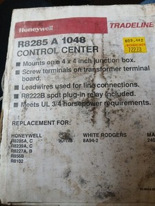Honeywell R8285A1048 Fan Center Switching Relay