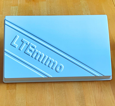 LTEminio LTE MIMO Antenne 800-2600 MHz, 2x N-Stecker (weiblich), Weiß