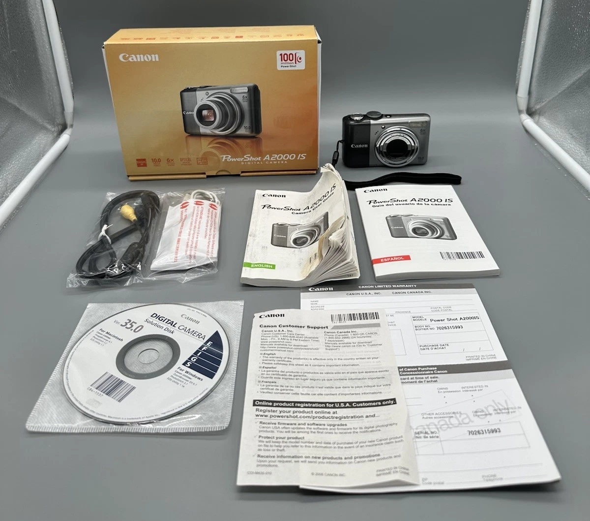 Canon Powershot A2000 Is Indiana Digital Cameras for sale | eBay