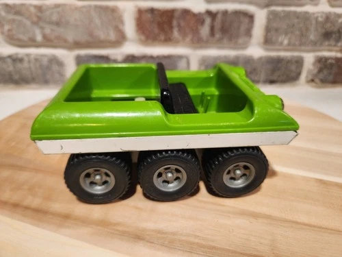 Vintage 70s Tonka Ruff Rider Amphicat 6 Wheel Green Dune Buggy Made In The USA