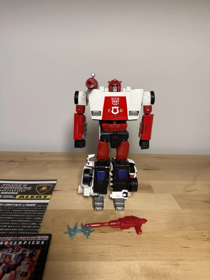 Auténtico Vendedor de Estados Unidos - Obra Maestra Takara Transformers Mp-14 Alerta Roja Completa Foto 3 de 4
