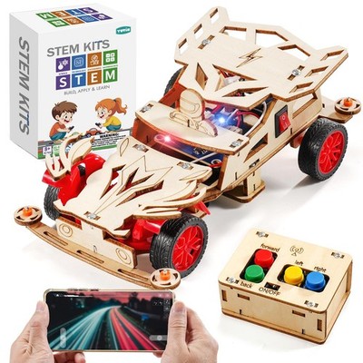 STEM Kits for Kids Ages 8-10, Remote Control Car Model Building Kit for Boys 8-1