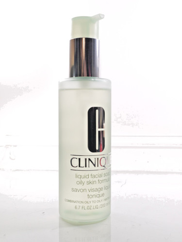Clinique Liquid Facial Soap Oily Skin formula With Pump 6.7oz/200ml.BUY 2 ITEMS