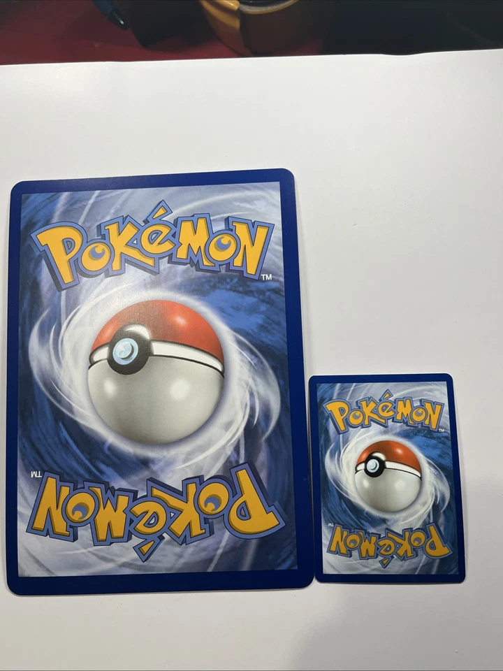 Pokemon TCG Jumbo Pikachu V SWSH061  Black Star Promo Oversize Cards Holo - Image 2 of 2