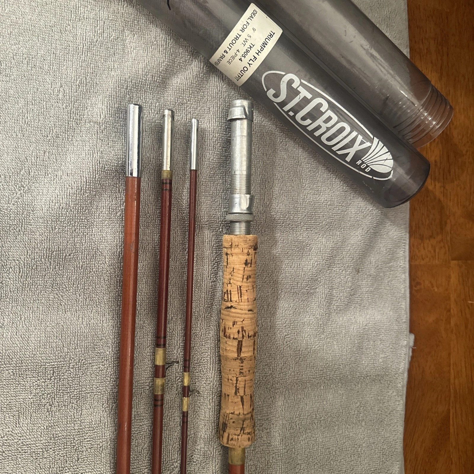 9’ 4-piece Fly Rod Set with St. Croix case (#5)